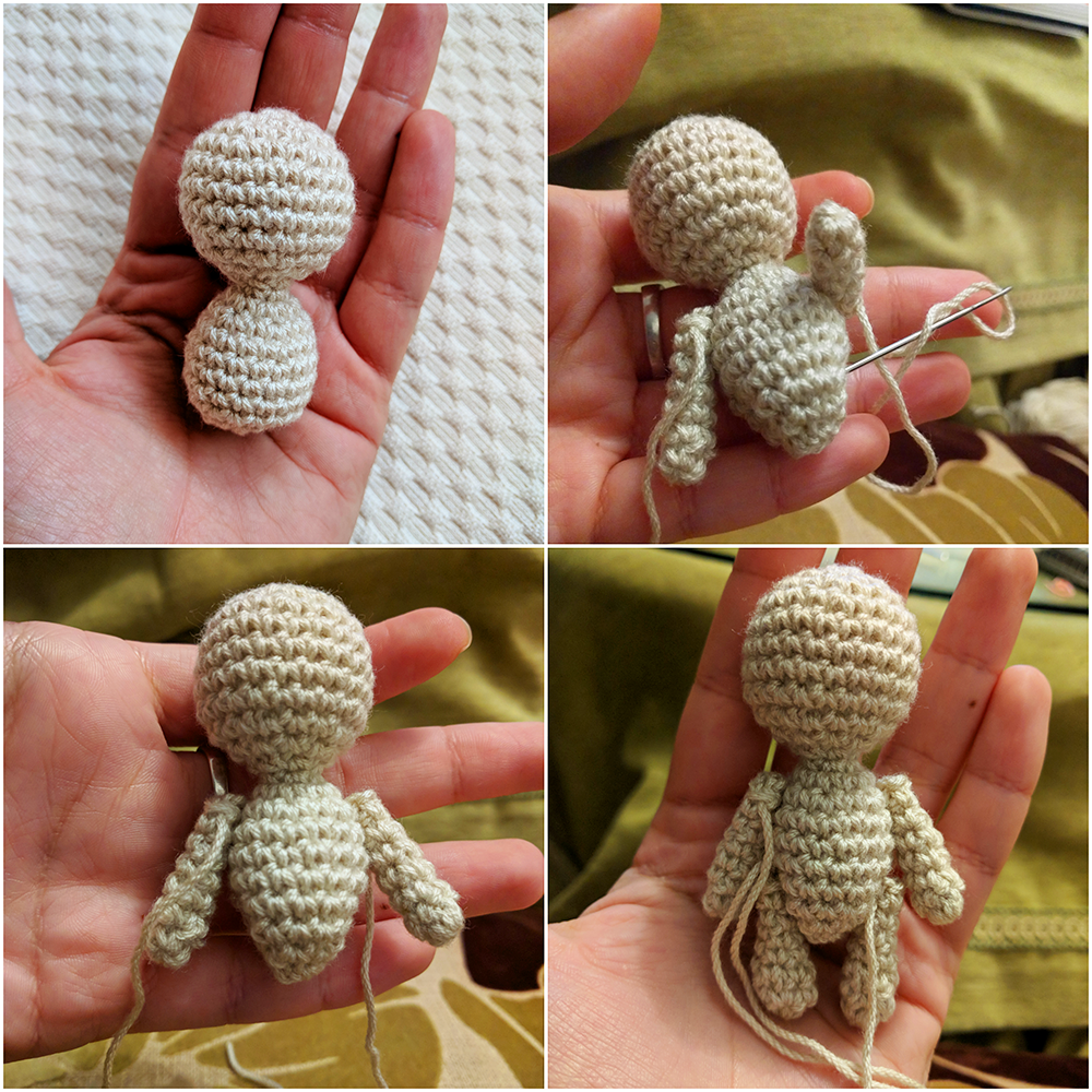 cuerpo ganchillo Crochet y Amigurumis