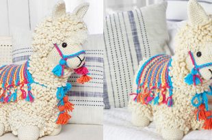 llama de crochet