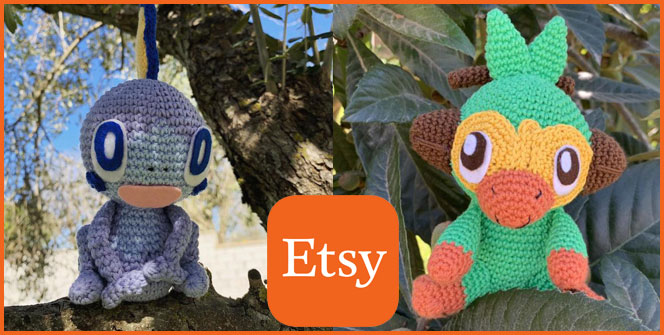 etsy grookey sobble