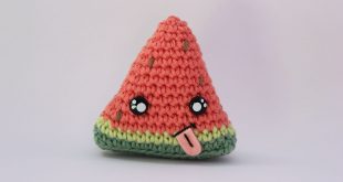 sandia de crochet