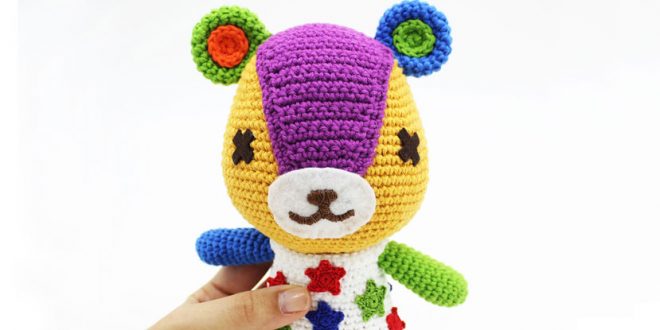 amigurumi de parches de animal crossing